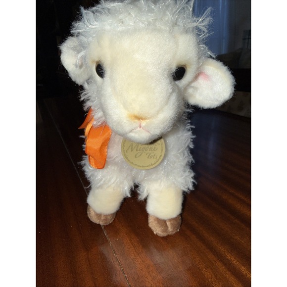Aurora Other - Aurora World - Miyoni - Lovely Lamb Plush Toy 7" Baby Sheep New With Tag And Bow